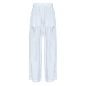 Dries Van Noten Blue Trousers - Palazzo Pants Women